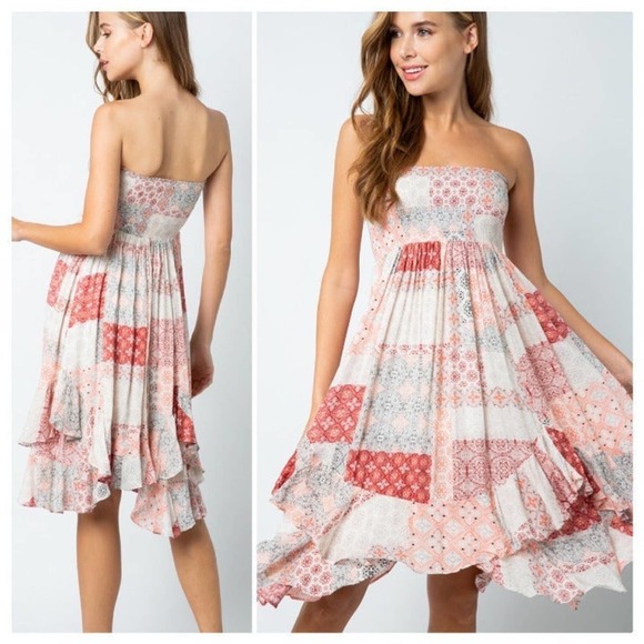 The Kris Bohemian Handkerchief Dress - Picture 6 of 12